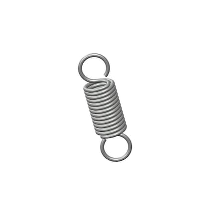 Extension Spring, O= .180, L= .63, W= .022